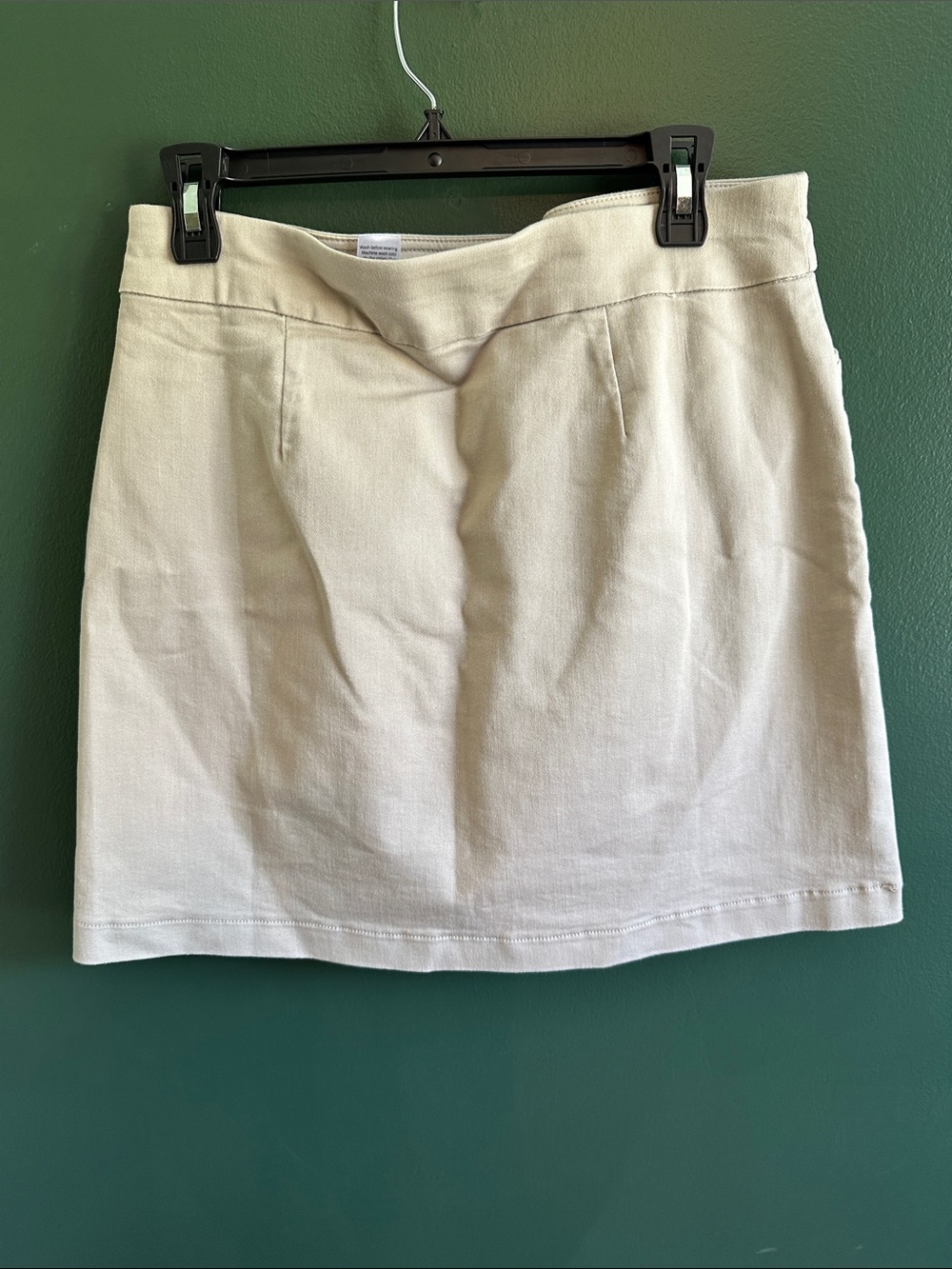 croft & barrow The Effortless Stretch Skort Light Tan Size 8 - Picture 2 of 12